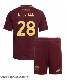 AS Roma Enzo Le Fee #28 Echipament de Fotbal Replică 2024-25 Copii Acasa (+ Șorturi)